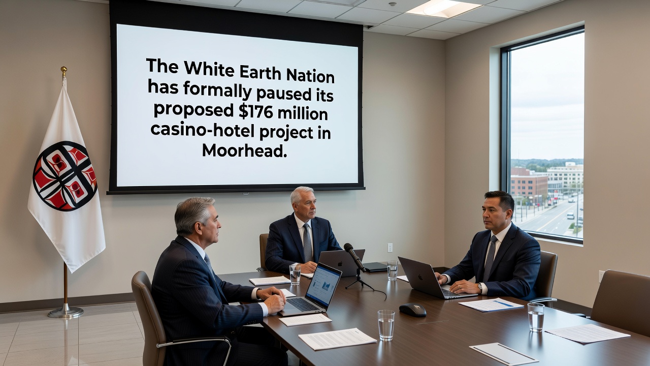 Rendering of the planned 200-room hotel and casino complex with gaming floor layout